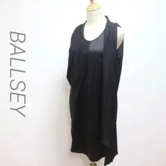 BALLSEY ワンピース　ドレス　黒　シルク　サイズ38 /C159