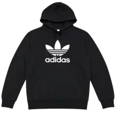 adidas Originals トレフォイル パーカー ブラック