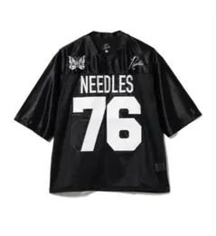 BEAMS 【別注】NEEDLES / FOOTBALL T-SHIRT