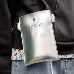 Zucca サコッシュ シルバー　ショルダーバッグ