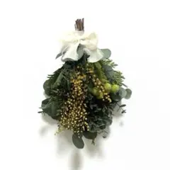 No.60 ユーカリ　ミモザ　スワッグ　ドライフラワースワッグ