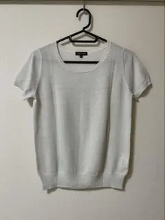 未使用♡INDIVI 半袖　トップス　カットソー　ニット　インディヴィ　5号