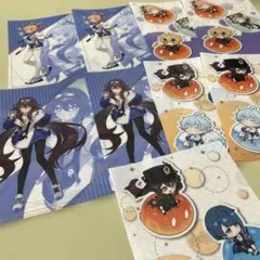 み*び様 原神クリアファイル　まとめ売り　ローソンコラボクリアファイル