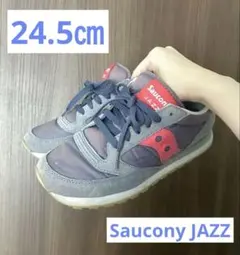 Saucony JAZZ スニーカー ブルーグレー　レッドのサムネイル