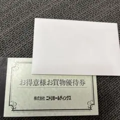 ニトリ　株主優待　1枚から（2025.9.30まで）