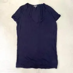 ジェームスパース カットソー Tシャツ Vネック シンプル ネイビー 2のサムネイル