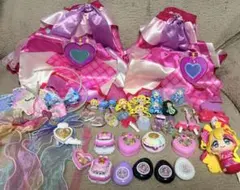美品 キミとアイドルプリキュア 変身プリチューム キュアアイドル 2着 他グッズ