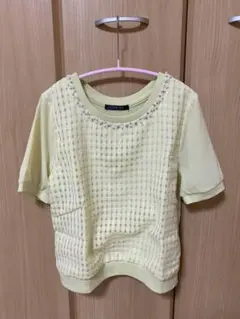 レース トップス カットソー