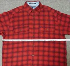 TOMMY HILFIGER レッド チェック ネルシャツ