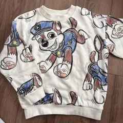 【110cm】裏起毛　パウパトロール　チェイス　トレーナー