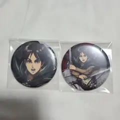 進撃の巨人　Fighting ver 缶バッジ　エレン