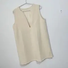 ユアーズ ディープVネックチュニックベスト.9