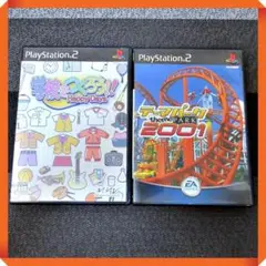 PS2ソフト【作る経営シミュレーション】動作確認済 テーマパーク、学校をつくろう