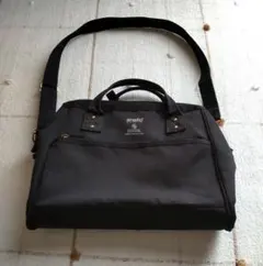 anello ブラック ショルダーバッグ