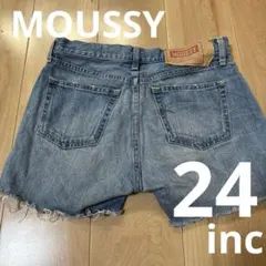 moussy ショートパンツ デニム 24インチ