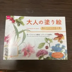 大人の塗り絵 色とりどりの花と実のサムネイル