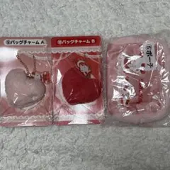 サンリオ ハローキティ 当たりくじ ポーチ バッグチャーム3点まとめ