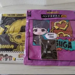 BTS TinyTAN SUGA ハンドタオル ケーブルプロテクターのサムネイル