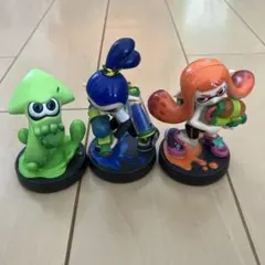 スプラトゥーン amiibo イカ　ボーイ　ガール　セット
