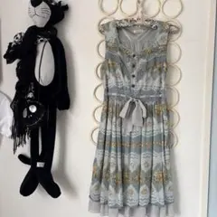 axes femme♡花柄ノースリーブワンピース