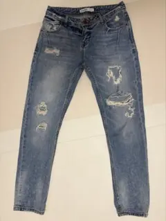 ZARA BASIC Z1975 DENIM デニム ダメージデニム　ジーンズのサムネイル