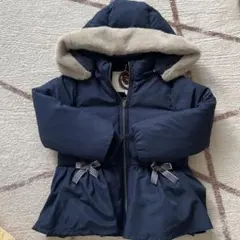 プティマイン　ペプラムダウンジャケット