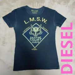 DIESEL L.M.S.W. Tシャツ ダークブルー