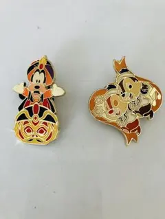 東京ディズニー　ピンバッジ 2個セット　グーフィー　チップとデールのサムネイル