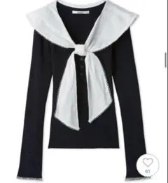 2026完売品スナイデル スカーフブラウスドッキングプルオーバー