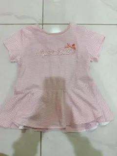 BeBe べべ　半袖Tシャツ ピンク サイズ120