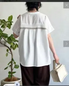 un dix cors スキッパーバックテープシャツのサムネイル