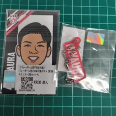バレーボール男子日本代表 ガチャ 第7弾 ステッカー×2枚 石川祐希選手