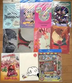 ディズニー　クリアファイル　まとめ売り　11枚