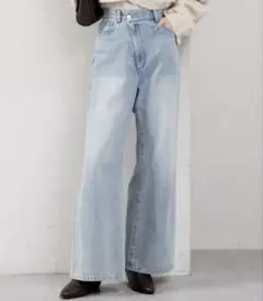 mystic ブーツカットデニム ライトブルー 新品