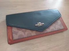 COACH 長財布 シグネチャー エンベロープ