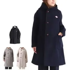 DANTON ダントン ウールモッサ ウールフードコート レディース