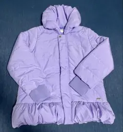 rope'picnic 薄紫色フリル付き中綿コート