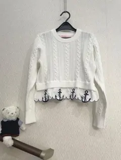 美品❣️ファミリア　コットンセータ♡140cm