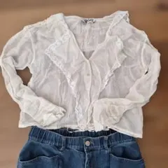 エディットフォールル レース セーラーカラー ブラウス ドゥーズィエムクラス