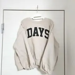 【サマンサモスモス】ベージュのトレーナー