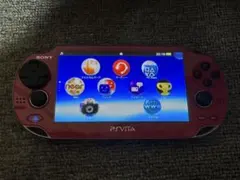 ソニー　PSVITA 本体 PCH-1000 レッド　美品　おまけ付き 中古