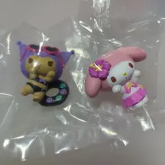 日焼けマイメロディ くろみ カプセルトイ フィギュア2点セット