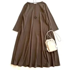 かぐれ ウールミルドロングワンピース　アイボリー　フリーサイズ　kagure かぐれ（カグレ）の「ウールミルドロングワンピース（ワンピース