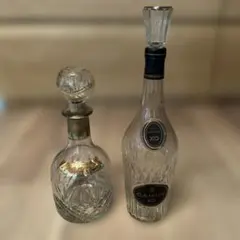 Hennessyコニャック空瓶 サントリーX.Oブランデー空瓶 デキャンタ