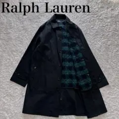 希少✨ポロラルフローレン　一枚袖　ステンカラーコート　ライナー付き　キルティング