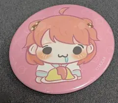 カラフルピーチ　直筆缶バッチ　のあさん