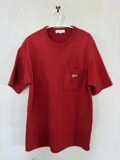 THE SHOP TK ポケット付きTシャツ レッド Mサイズのサムネイル
