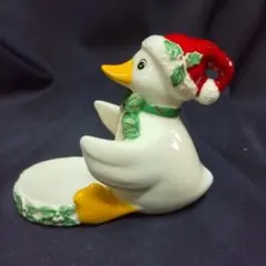 瀬戸焼 陶器 FITZandFLOYD アヒルのキャンドルベース B級品