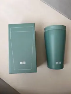 【新品、未使用】ユニクロ感謝祭2025 ステンレスボトル グリーンタンブラー
