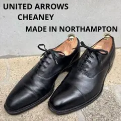 CHEANEY アローズ別注 ストレートチップ カーフ ビジネスシューズ 黒靴